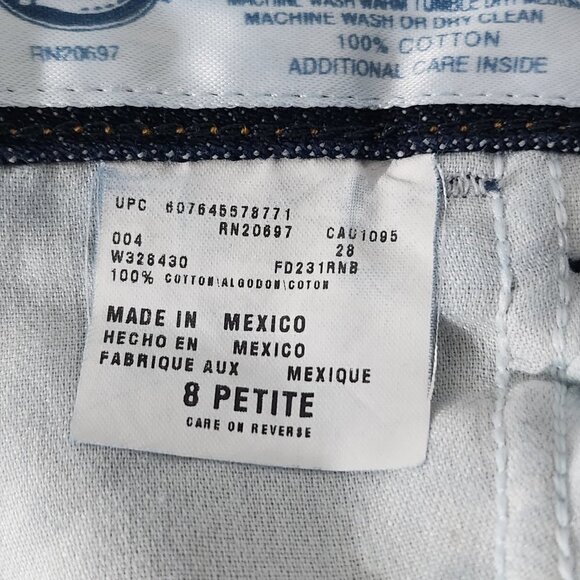 2/$30 Dickies 5 Pocket Relaxed Fit Jeans Size 8P - Picture 5 of 8